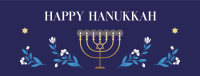 Hanukkah Candles Facebook cover Image Preview