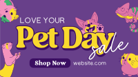 Pet Day Sale Facebook Event Cover Design