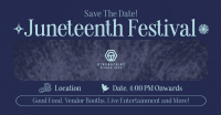 Retro Juneteenth Festival Facebook ad Image Preview