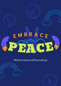 Embrace Peace Day Poster Image Preview