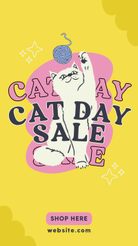 Meow Day Sale Facebook Story Design