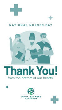 Nurses Appreciation Day TikTok video Image Preview