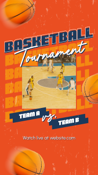 Basketball Game Tournament Instagram Reel Image Preview