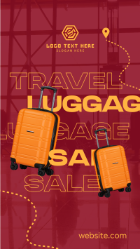 Travel Luggage Sale Instagram reel Image Preview