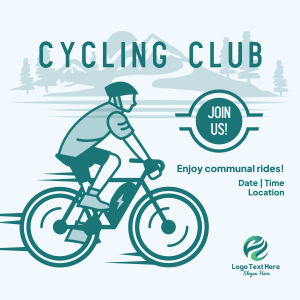 Fitness Cycling Club Instagram post