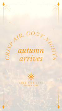 Autumn Arrives Quote Instagram reel Image Preview