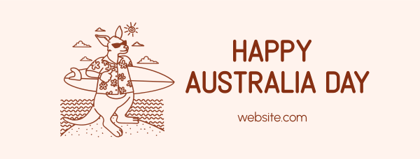 Australia Day Facebook Cover Design Image Preview
