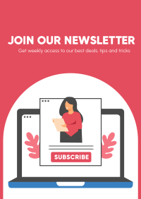 Join Our Newsletter Letterhead | BrandCrowd Letterhead Maker