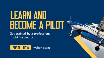 Flight Training Program Facebook event cover Image Preview