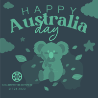 Koala Australia Day Instagram post Image Preview