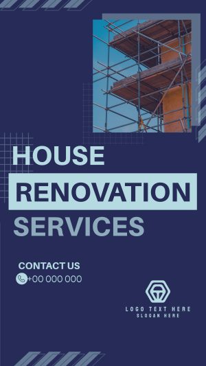 Generic Renovation Services Instagram story Image Preview