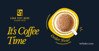 It's Coffee Time Facebook Ad Design