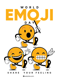 Fun Emoji's Flyer Image Preview