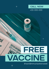 Free Vaccine Week Poster Image Preview