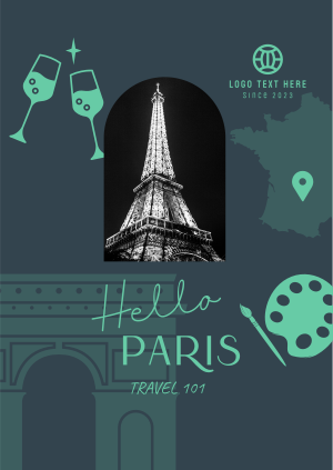 Paris Holiday Travel  Poster Image Preview