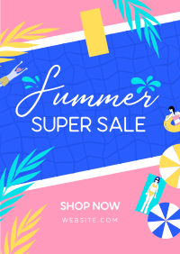 Summer Super Sale Flyer Design