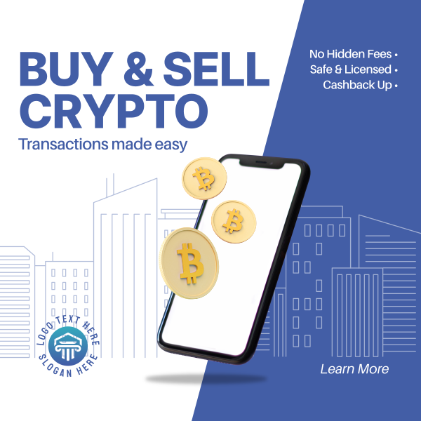 Buy & Sell Crypto Instagram Post Design