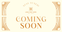 Coming Soon Art Deco Facebook ad Image Preview