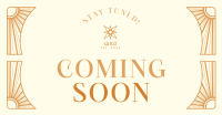 Coming Soon Art Deco Facebook Ad Image Preview