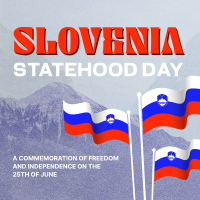 Slovenia Statehood Mountains Linkedin Post Image Preview