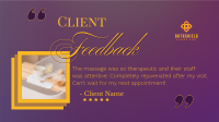 Spa Client Feedback Facebook Event Cover Image Preview