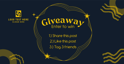 Abstract Giveaway Rules Facebook ad Image Preview