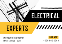 Electrical Experts Postcard Image Preview