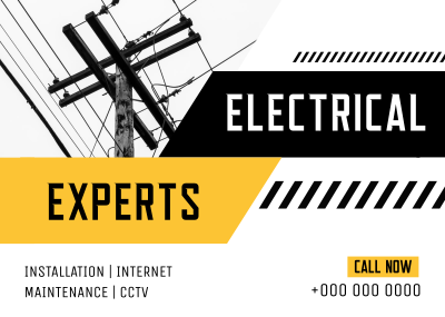 Electrical Experts Postcard Image Preview