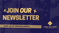 Grunge Brutalist Newsletter Alert Animation Preview