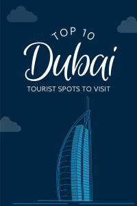 Welcome to Dubai Pinterest Pin Design