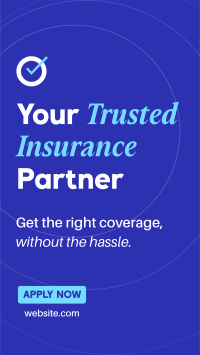 Minimalist Modern Insurance Instagram Story Design