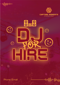 Hiring Party DJ Poster Image Preview
