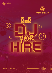 Hiring Party DJ Poster Image Preview