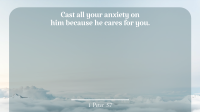 Inspirational Bible Verse Zoom Background Design