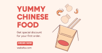 Asian Food Delivery Facebook Ad Design
