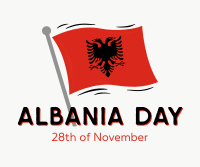 Albania Independence Day Facebook Post Design