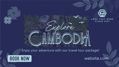 Cambodia Travel Tour Facebook event cover Image Preview