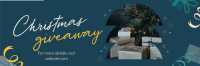 Christmas Giveaway Twitter Header Image Preview