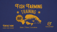 Fish Farming Training Facebook Event Cover Design