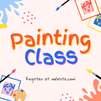 Quirky Painting Class Instagram post Image Preview