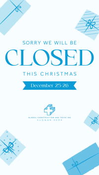 Christmas Closed Holiday Instagram Story Design