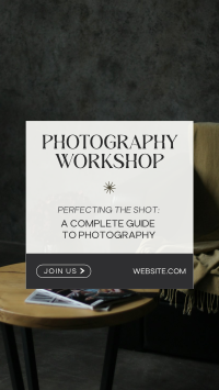 Photography Workshop Elegant Facebook Story Image Preview