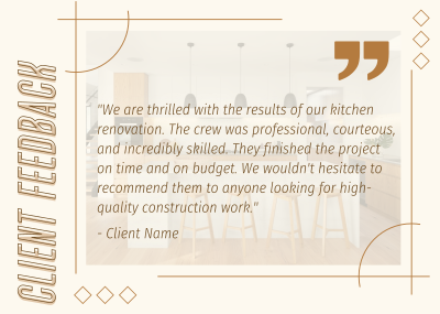 Client Feedback on Construction Postcard Image Preview