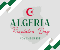 Algerian Revolution Facebook Post Design