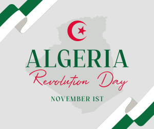 Algerian Revolution Facebook post Image Preview