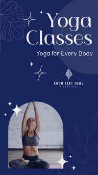 Modern Yoga Class For Every Body Facebook story Image Preview
