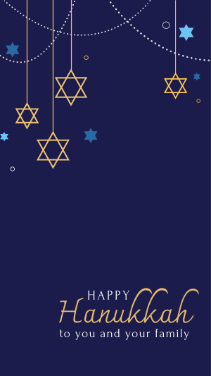 Beautiful Hanukkah Instagram story Image Preview