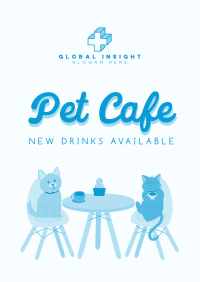 Pet Cafe Free Drink Flyer Image Preview