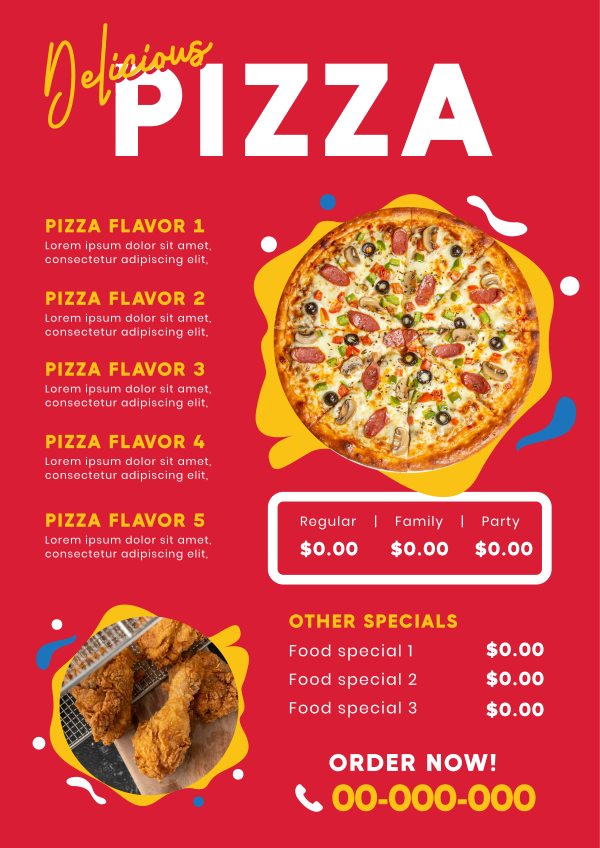 Pizza Habit Menu Design Image Preview