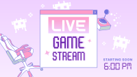 Feminine Game Stream Facebook event cover Image Preview